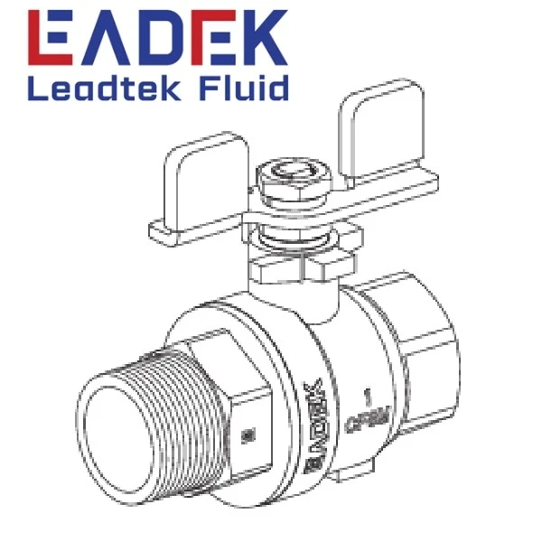 Male Female Butterfly Ball Valve drawing Male Female Butterfly Ball Valve drawing