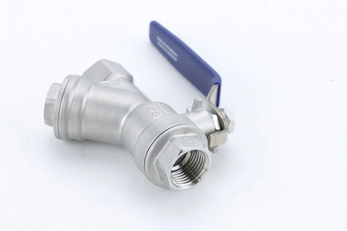 stainless steel Y strainer ball valve investment casting body CF8 CF8M stainless steel Y strainer ball valve investment casting body CF8 CF8M
